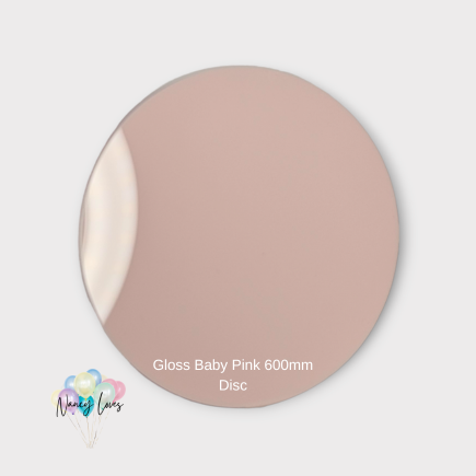 Nancy Loves - Genuine Perspex Discs_pink