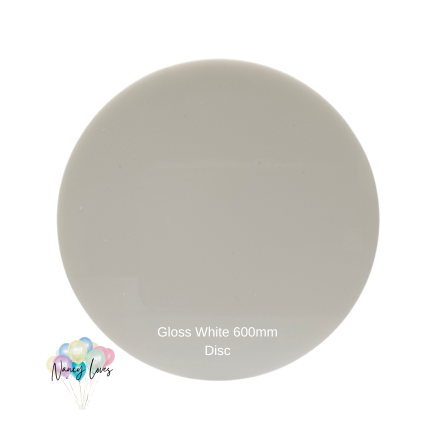 Nancy Loves - Genuine Perspex Discs_white