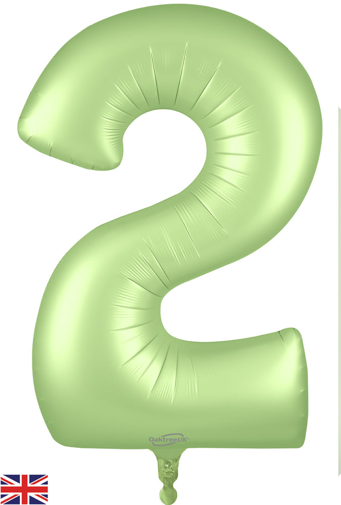 Oaktree Pistachio Foil Numbers 0-9