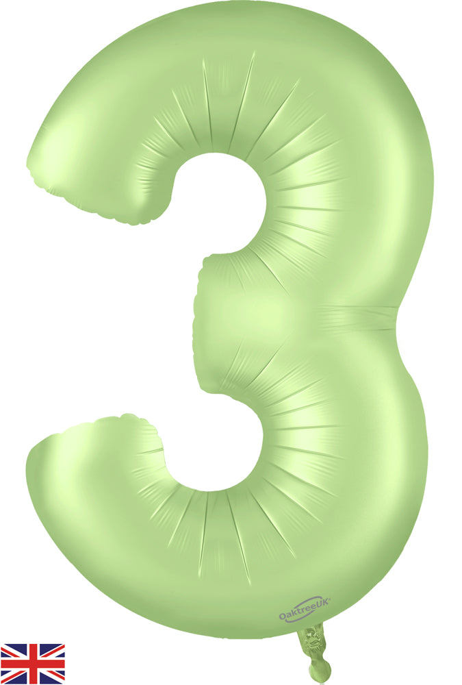 Oaktree Pistachio Foil Numbers 0-9