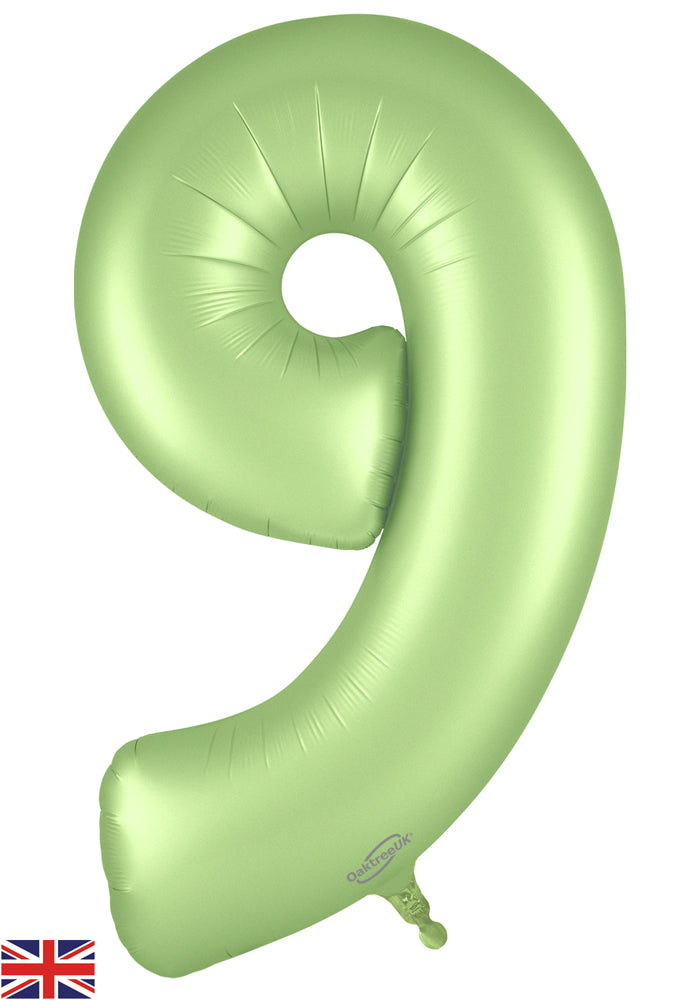 Oaktree Pistachio Foil Numbers 0-9