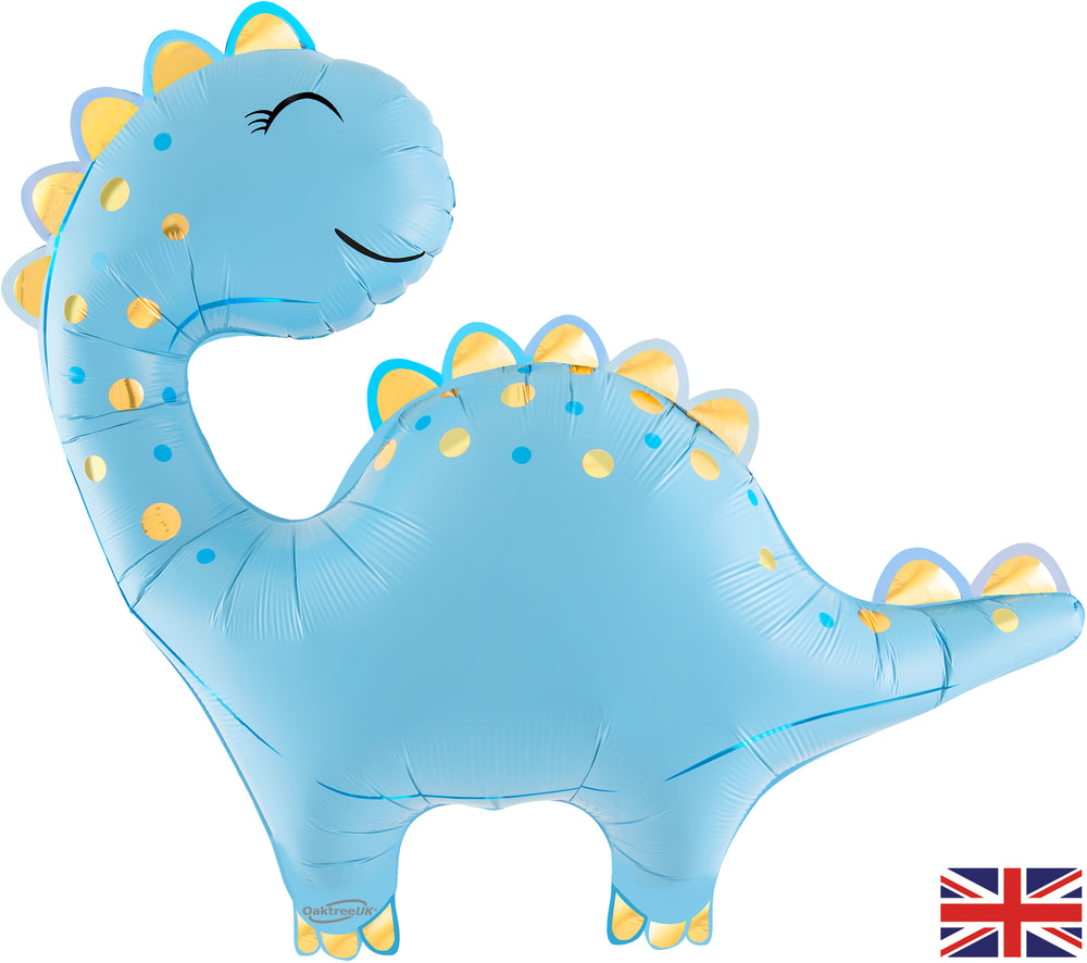 Oaktree Cute Blue Dino Foil
