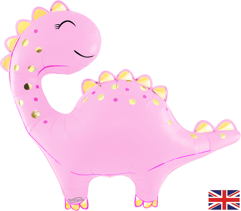 Oaktree Cute Pink Dino Foil