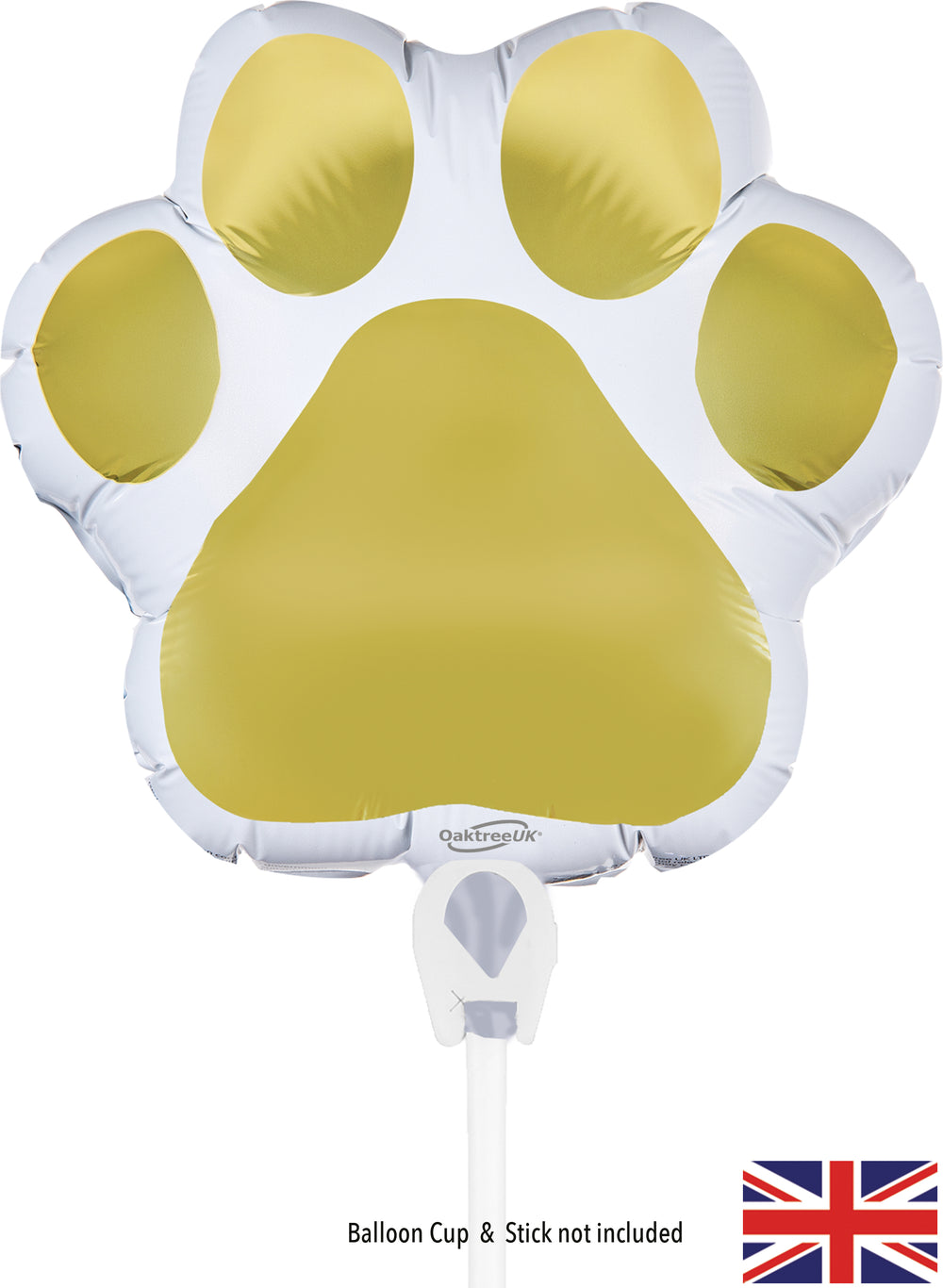 Oaktree Gold Paw Print Foil mini