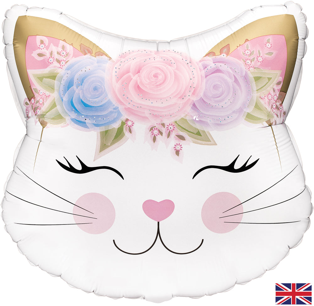 Oaktree Holographic Floral Kitten
