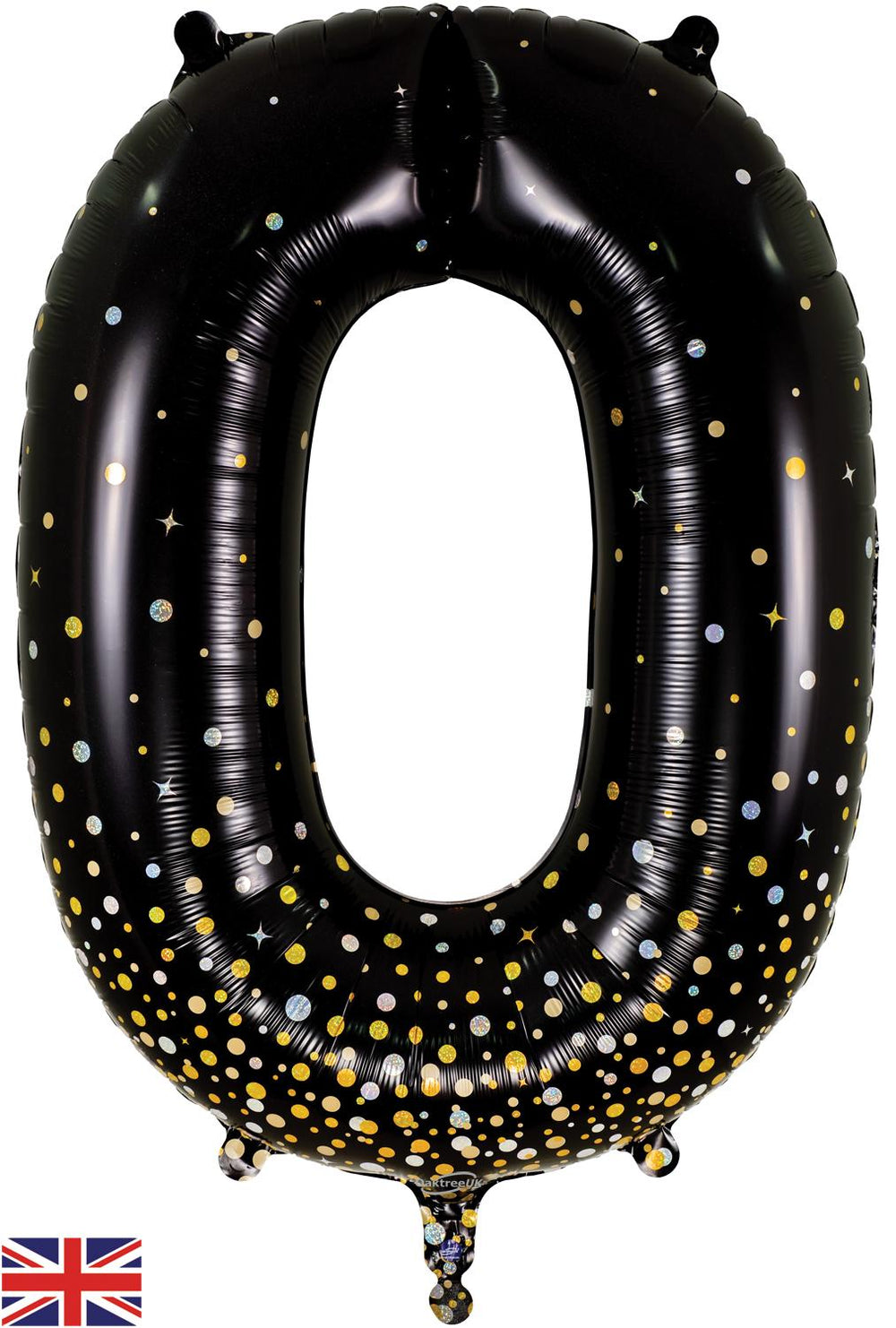 Oaktree Sparkling Fizz Black Gold Foil Numbers 0