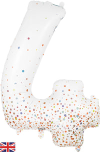 Oaktree Sparkling Fizz Rose Gold Foil Numbers 4