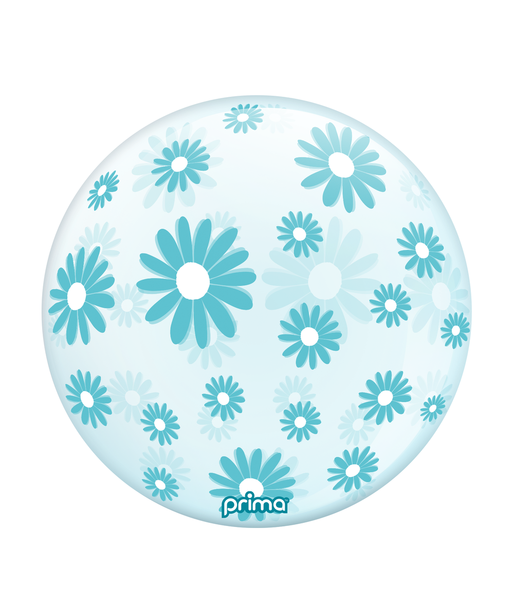 Prima Blue Daisies Sphere