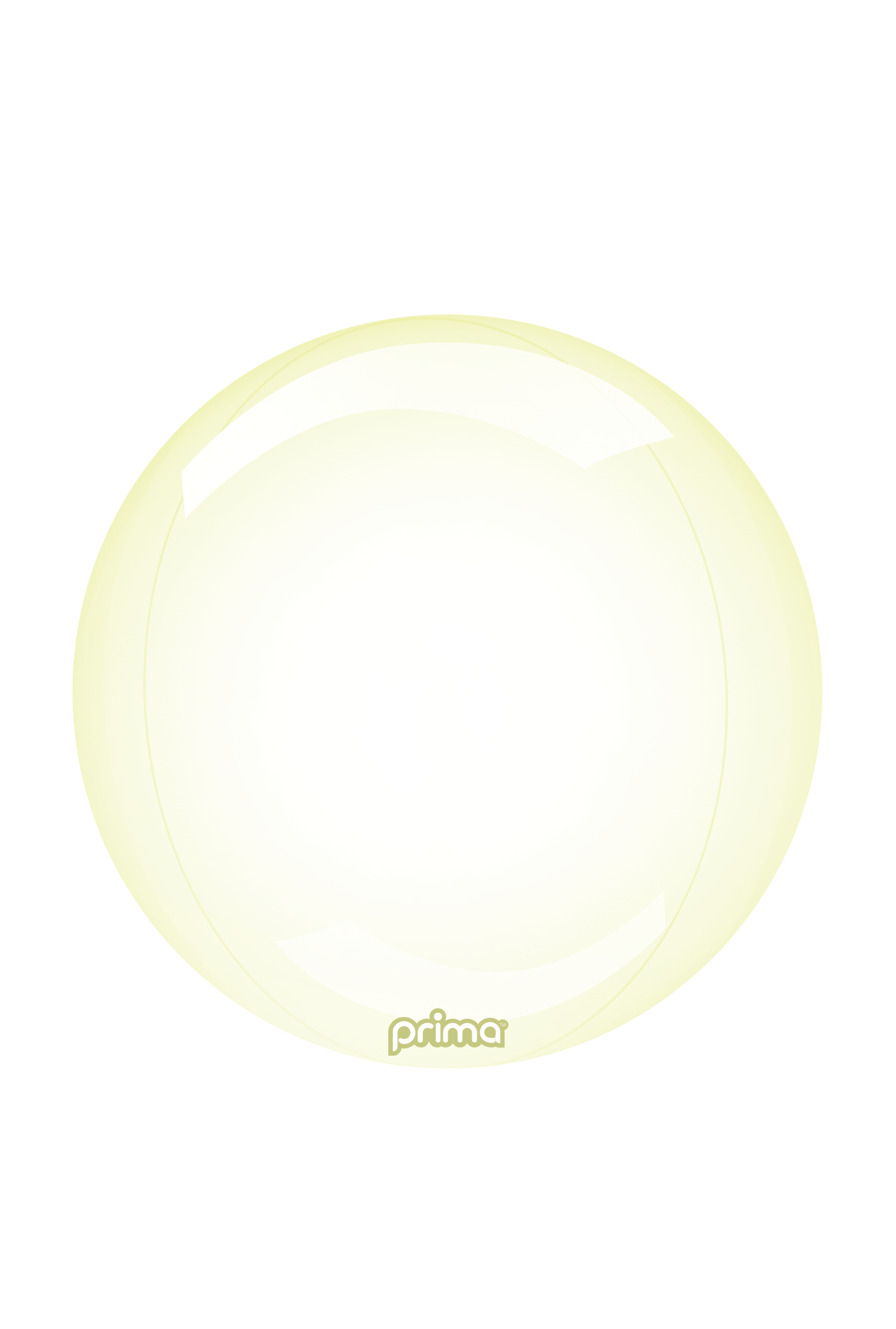 Prima Yellow Glass Sphere