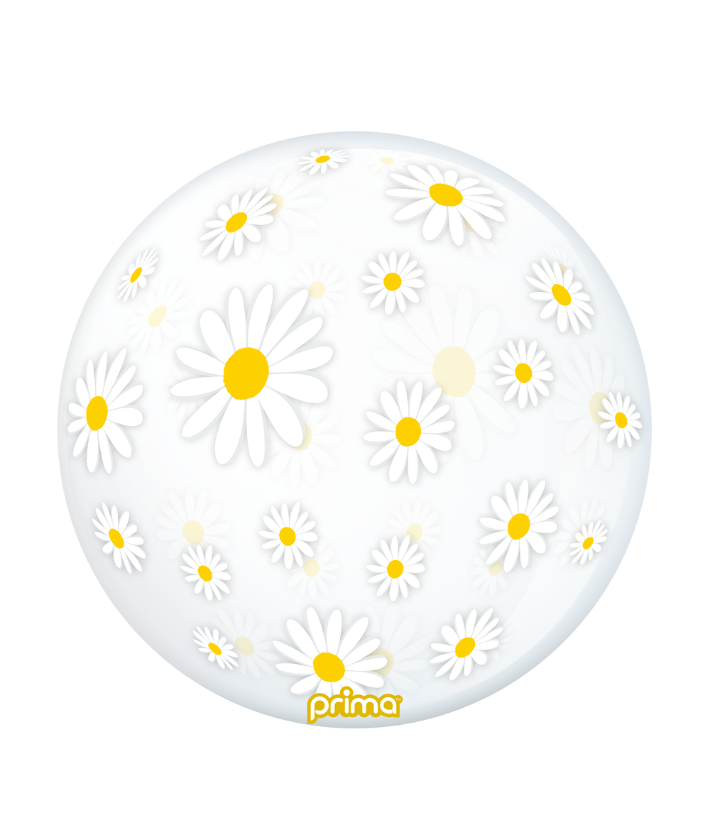 Prima White Daisies Sphere