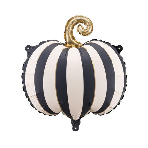 Party Deco Striped Pumpkin Foil
