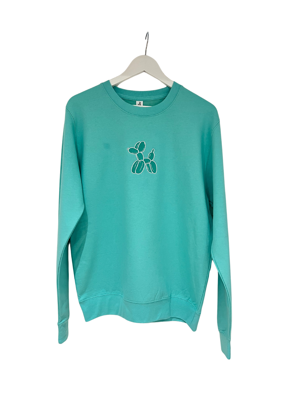 Balloon Dog Sweatshirt - Peppermint Green