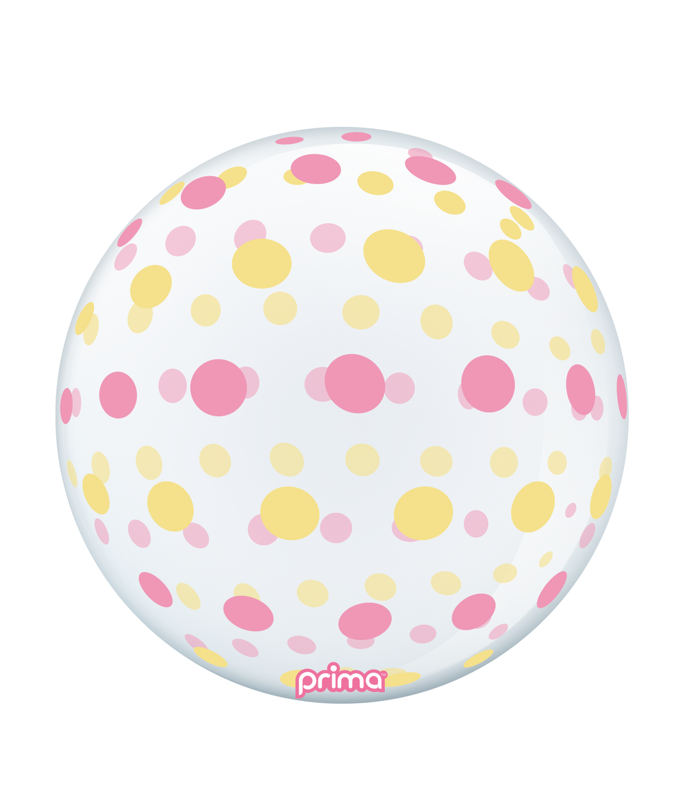 Prima Pink Gold Dots Sphere