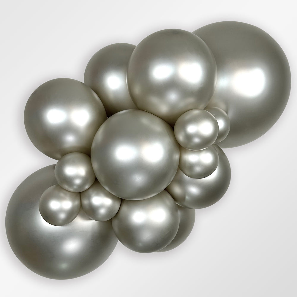 Sempertex Reflex Silver Modelling Balloons