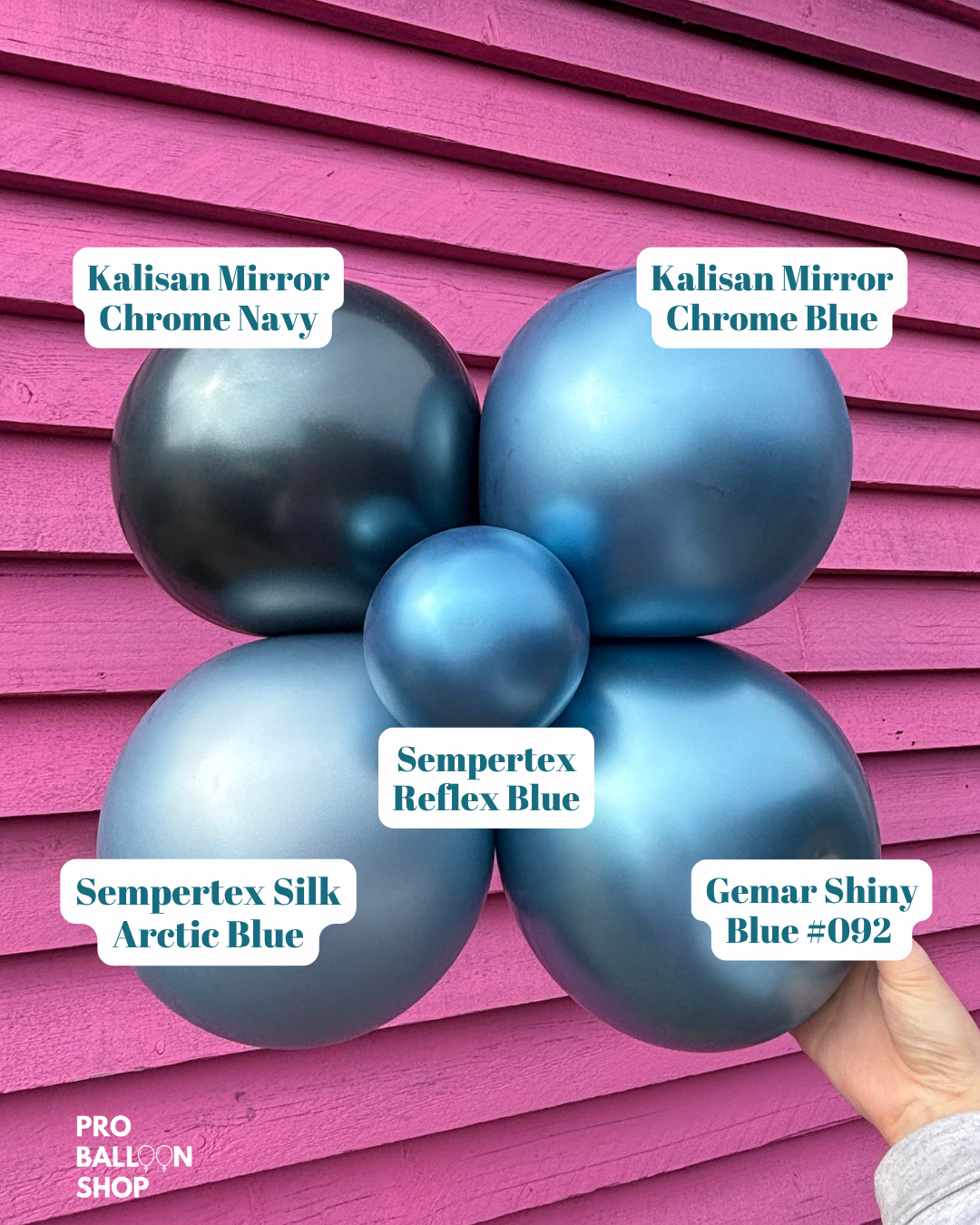 Shiny Blue Colour Combo