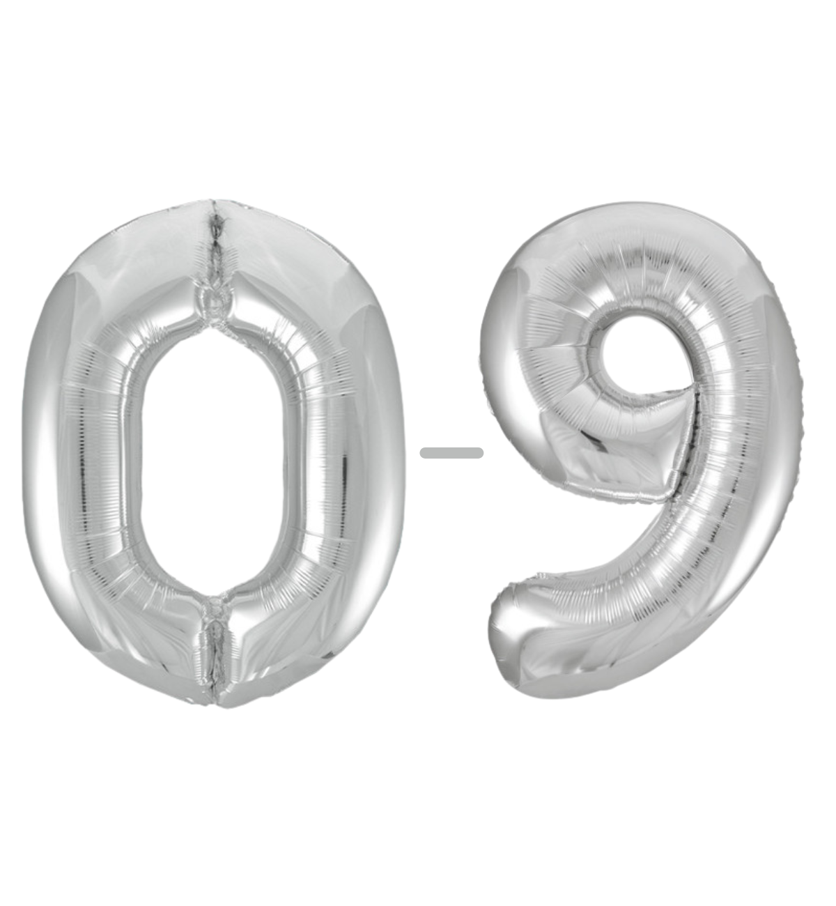 Unique Silver Numbers 0-9