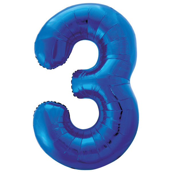 Unique Blue Numbers 0-9