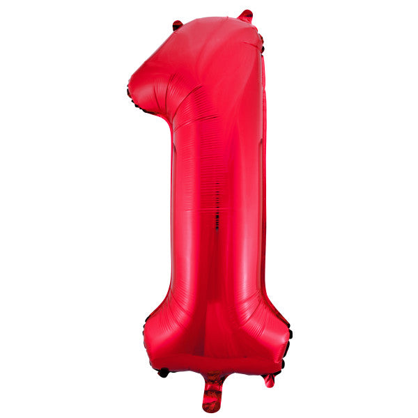 Unique Red Numbers 0-9