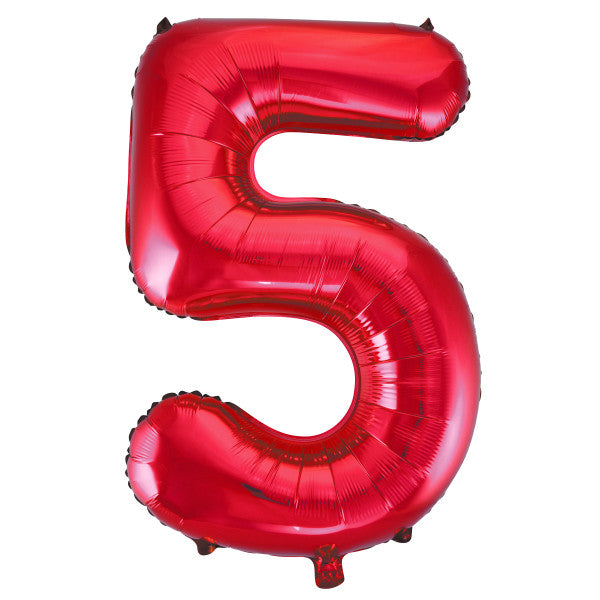 Unique Red Numbers 0-9