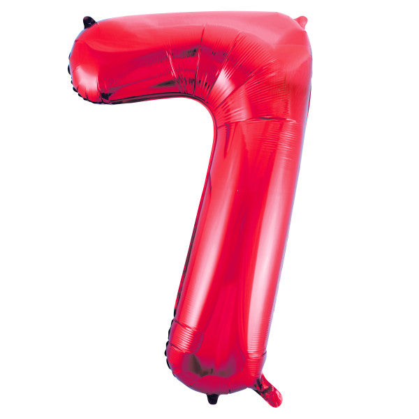 Unique Red Numbers 0-9
