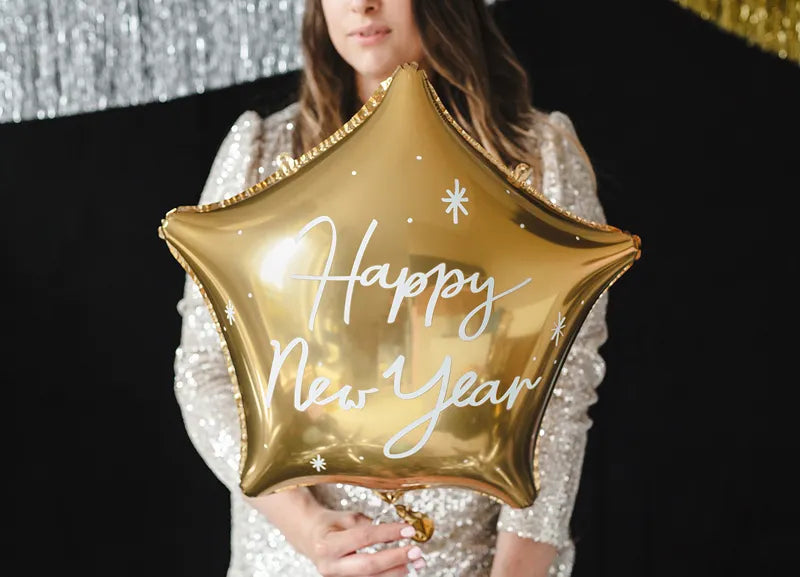 Party Deco Star Happy New Year Foil