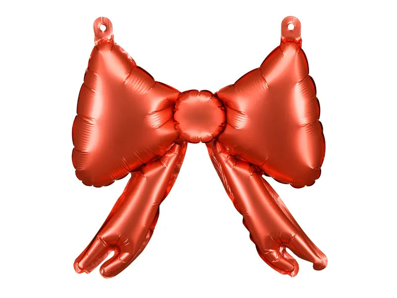 Party Deco Red Garland Foil Bows (5)