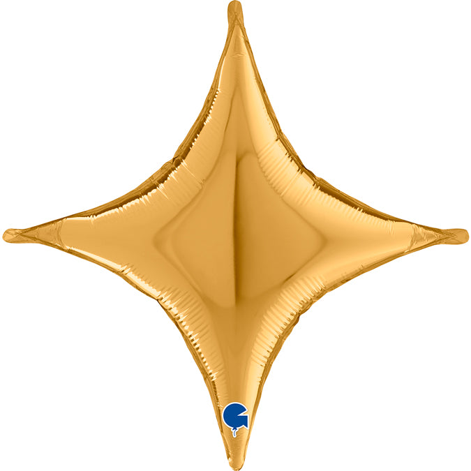 Grabo Deco-Concave Cross - Gold
