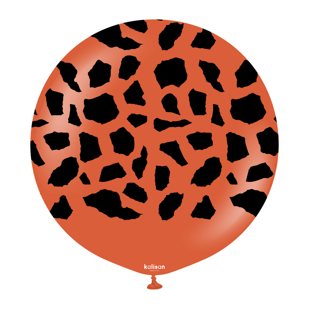 Kalisan Safari Giraffe - Retro Rust Orange