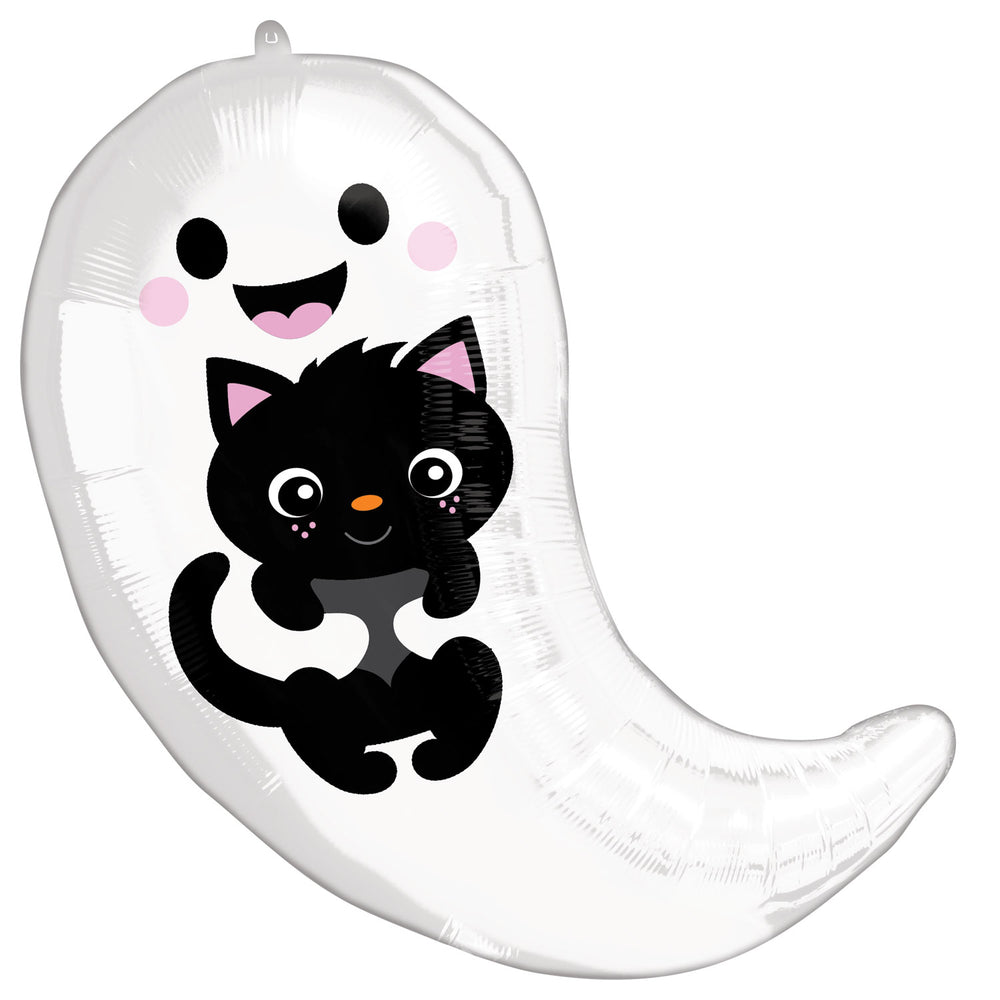 Anagram Ghost & Kitty Cuties Standard Shape Foil