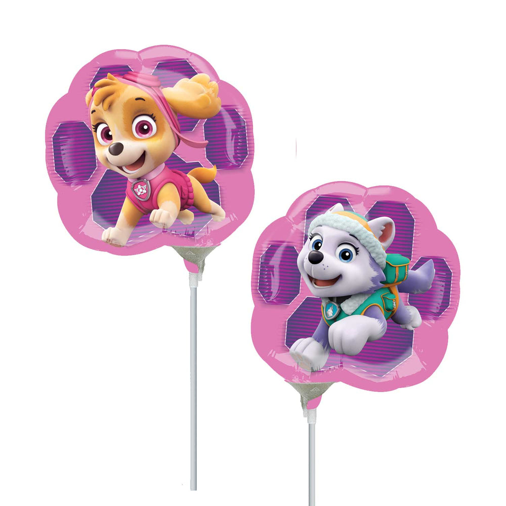 Anagram MiniShape Paw Patrol Pink Skye & Everest Foil