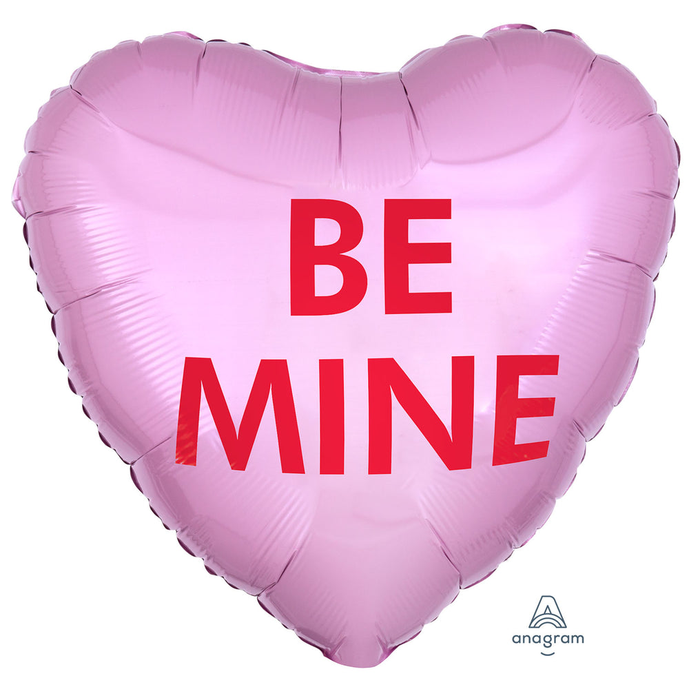 Anagram Be Mine Candy Heart Standard HX Foil