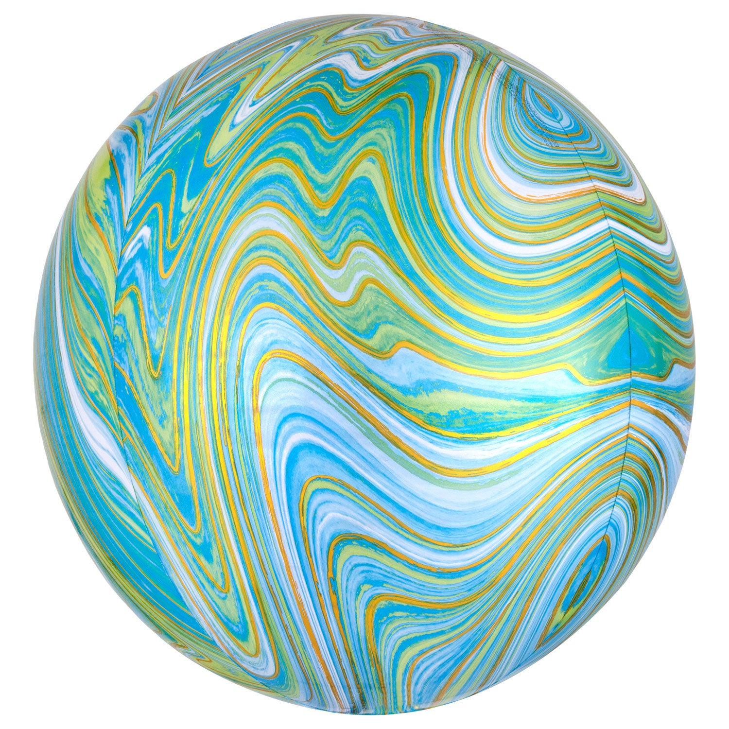 Anagram Blue Green Marblez Orbz Foil