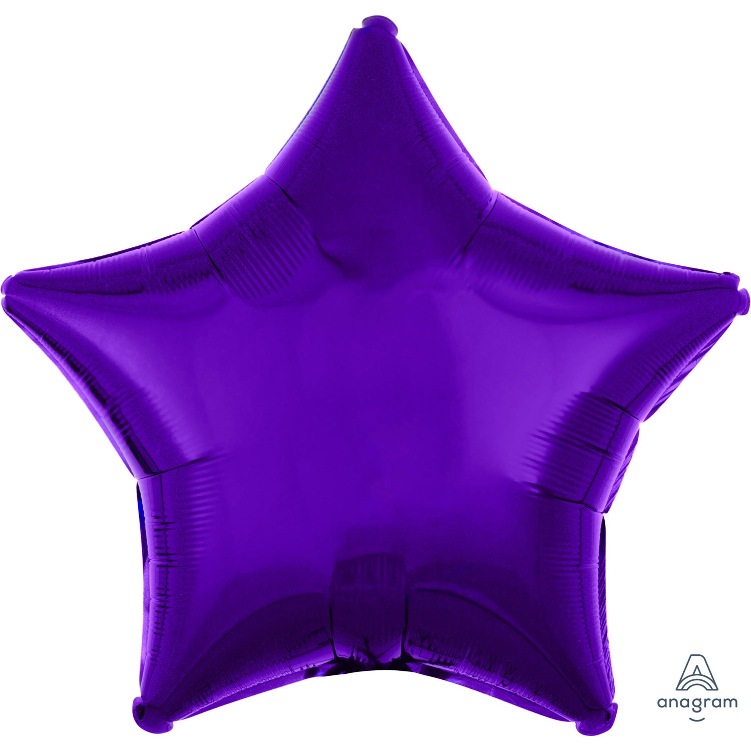 Anagram Metallic Purple Star Standard Foil