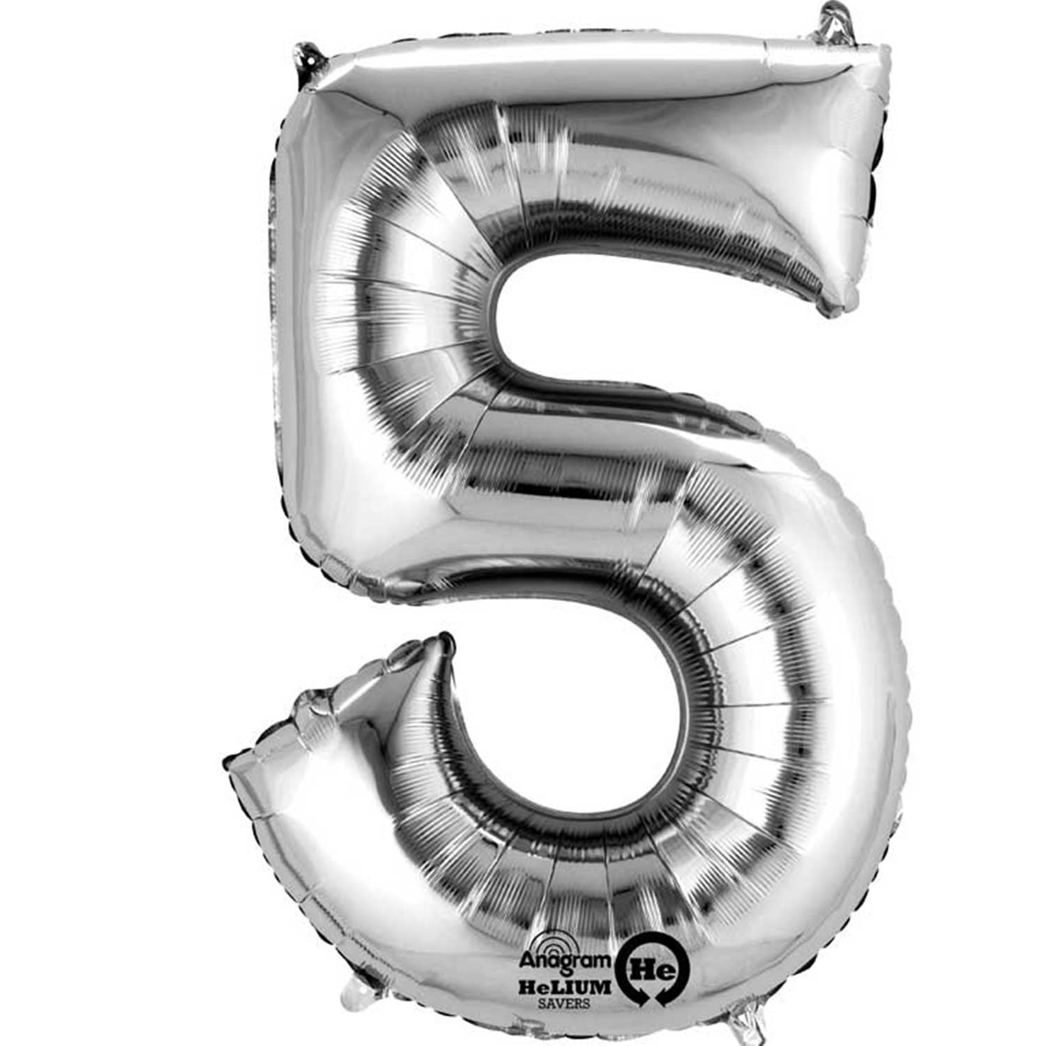 Anagram Minishape Anagram Silver Foil Numbers 5