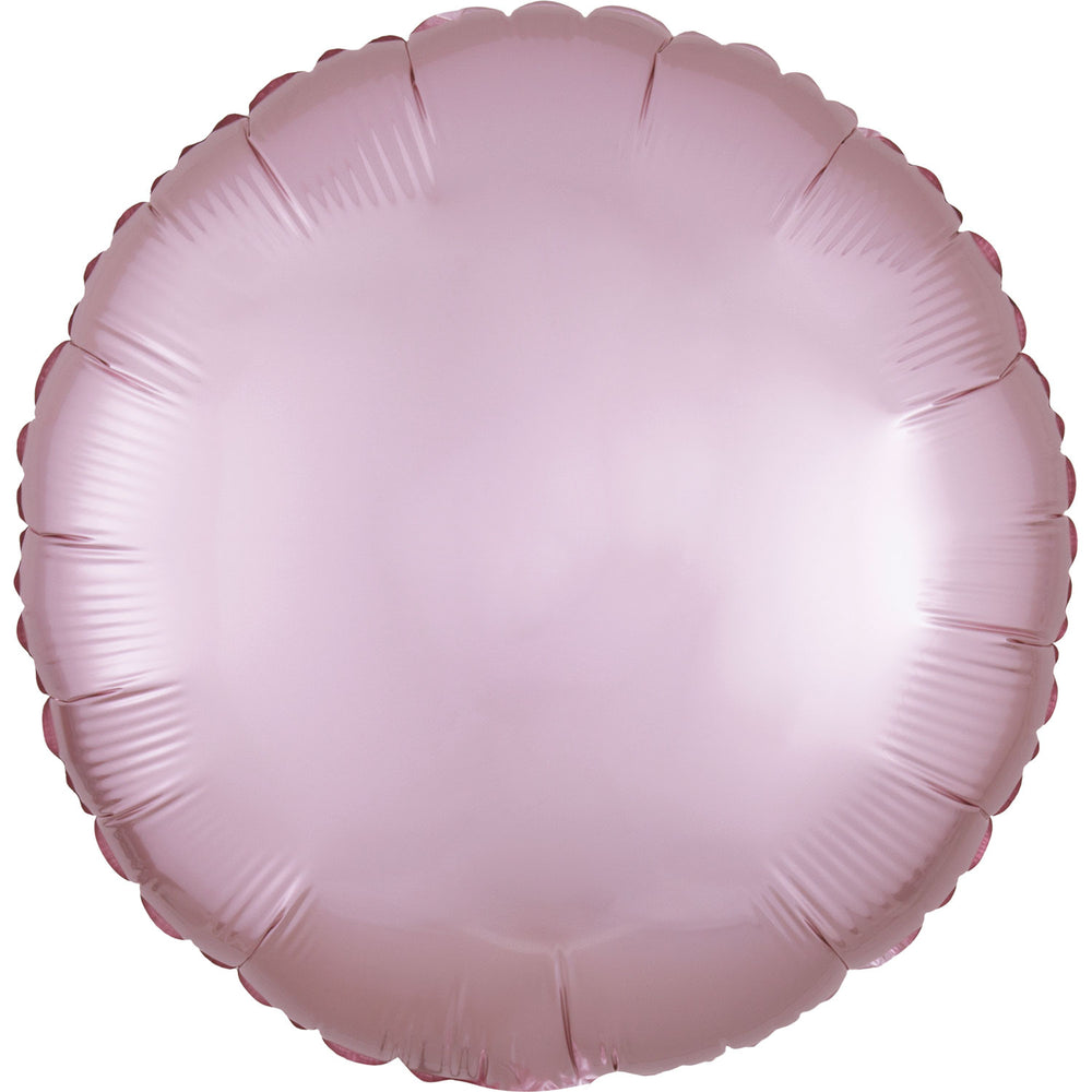 Anagram Pastel Pink Circle Satin Luxe Standard HX Foil
