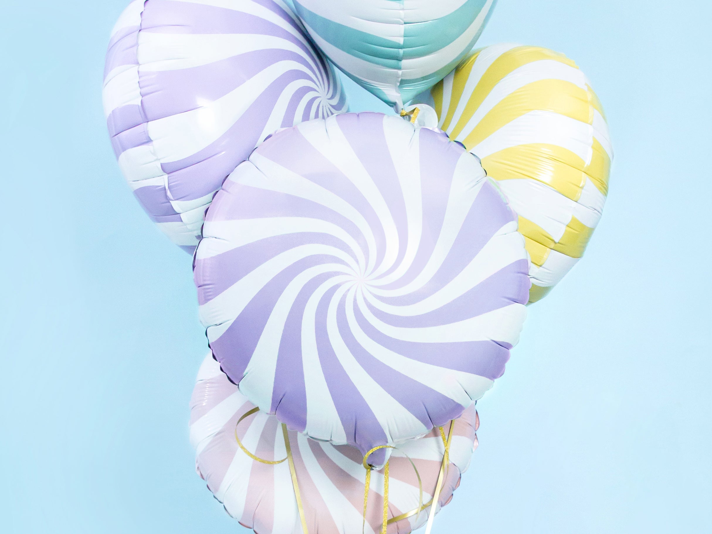 Party Deco Lilac Candy Swirl Foil