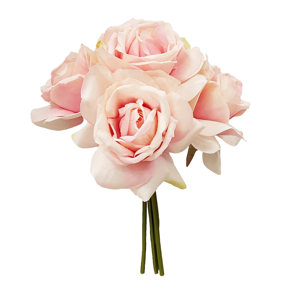 Sincere Floral 27CM Baby Pink Open Rose X 5