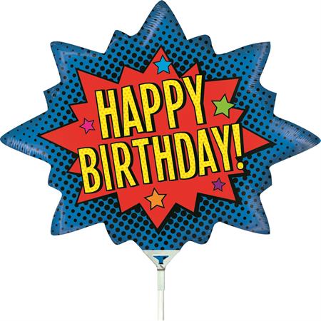 Grabo Mini Foil Superhero Birthday