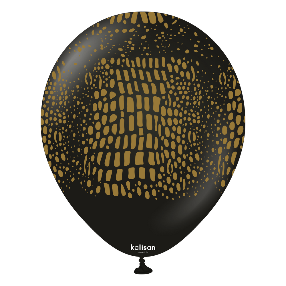 Kalisan Safari Crocodile - Standard Black (Gold)