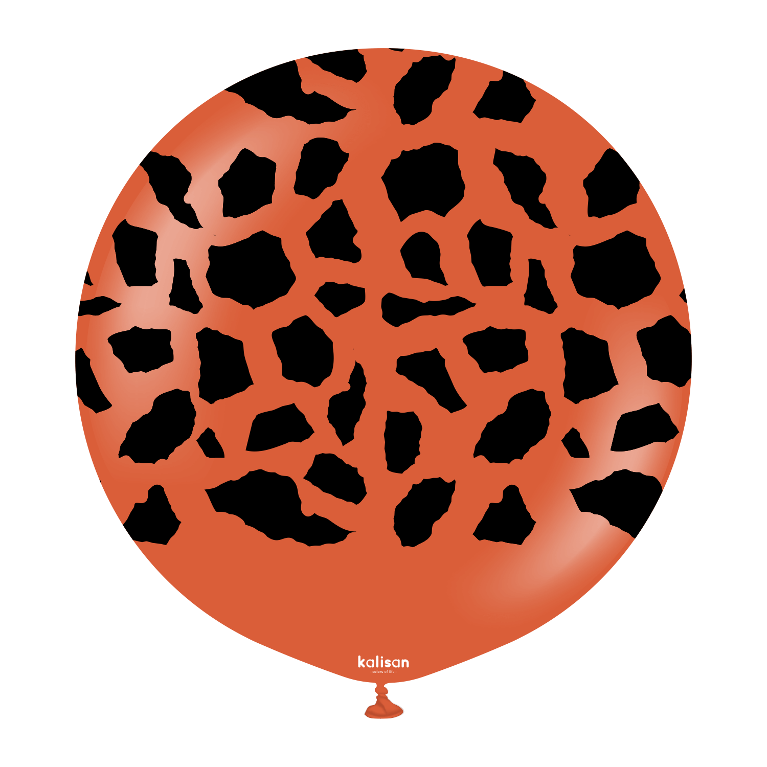 Kalisan Safari Giraffe - Retro Rust Orange 24"