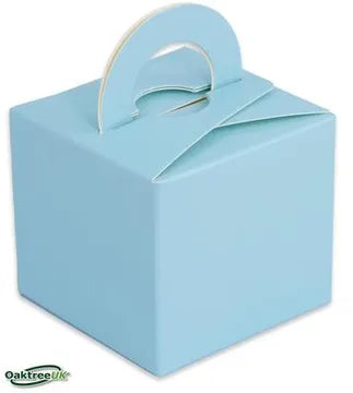 Matte Pastel Light Blue Balloon Weight Boxes (10)