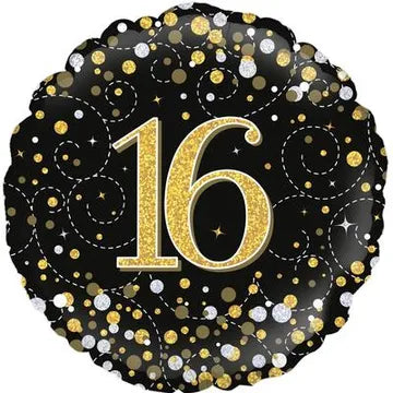 Oaktree Sparkling Black and Gold Fizz Birthday_16