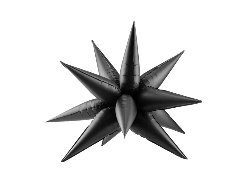 Party Deco Black Starburst Foil