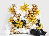 Party Deco Gold Starburst Foil_1