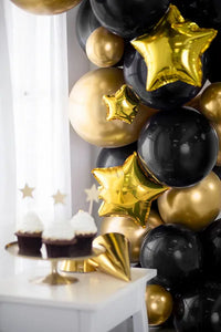 Party Deco Mini Gold Star Foils (25)_1