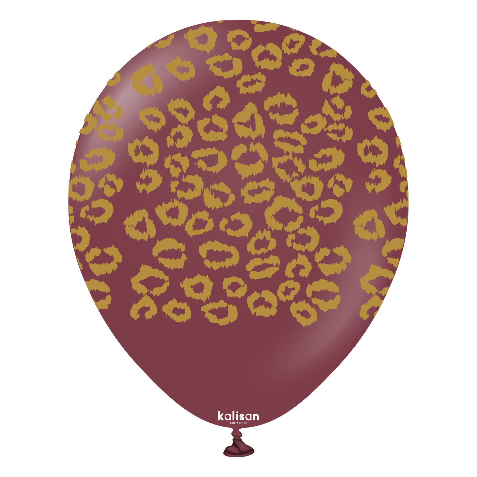 Kalisan Safari Leopard - Standard Burgundy (Gold)