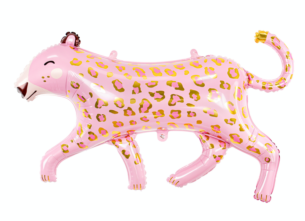 Party Deco Pink Leopard Foil