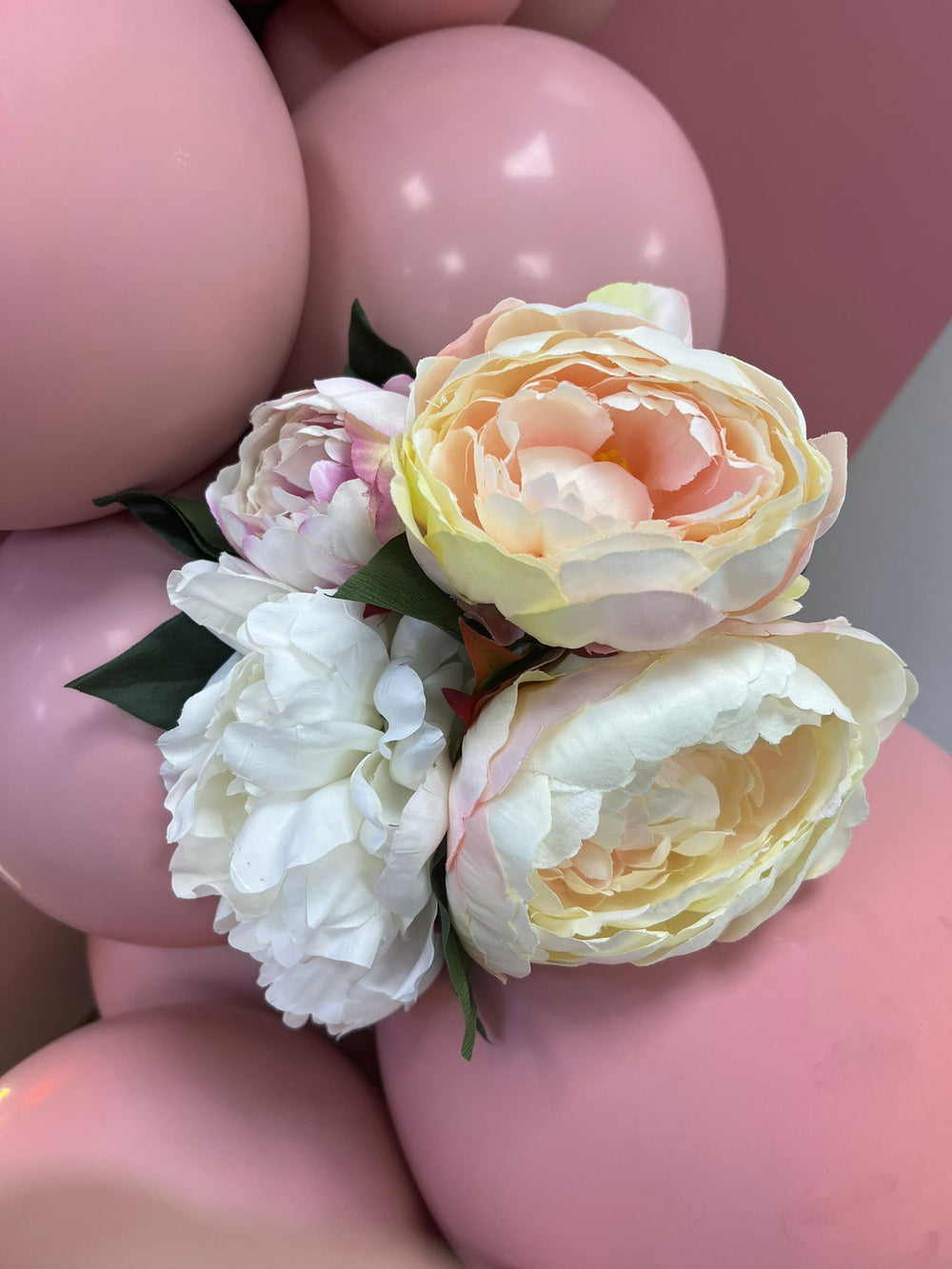 Cream & Pink Assorted Peony Bouquet
