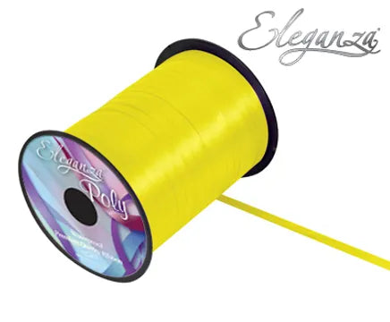 Eleganza Yellow Ribbon Spool 500yds x 5mm