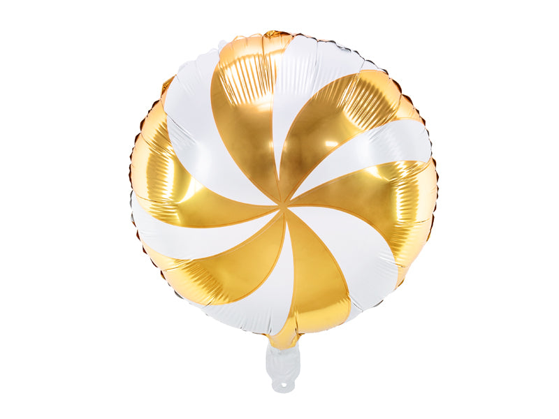 Party Deco Gold Candy Swirl Foil